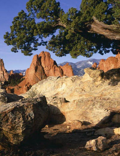 red rocks in Colorado